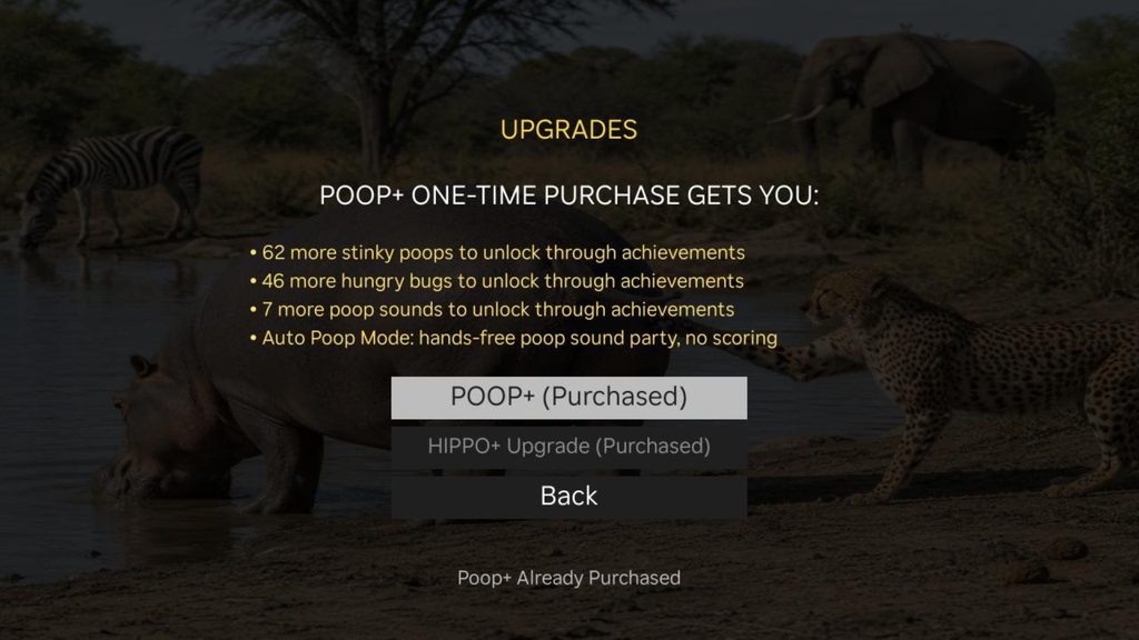 Pooping Hippo upgrades.1